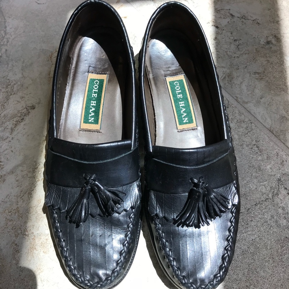 Cole Haan black loafers